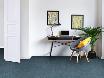 Office Flotex Tweed Harbor Blue